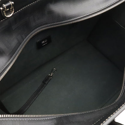 Fendi Peekaboo IC You Forty 8 Tote Large Leather Black Silver Shoulder Pouch — view 6