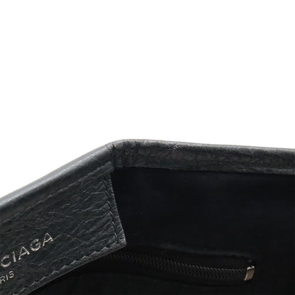 Balenciaga Exclusive Line Navy Cabas S Logo Tote Leather Gray — view 7