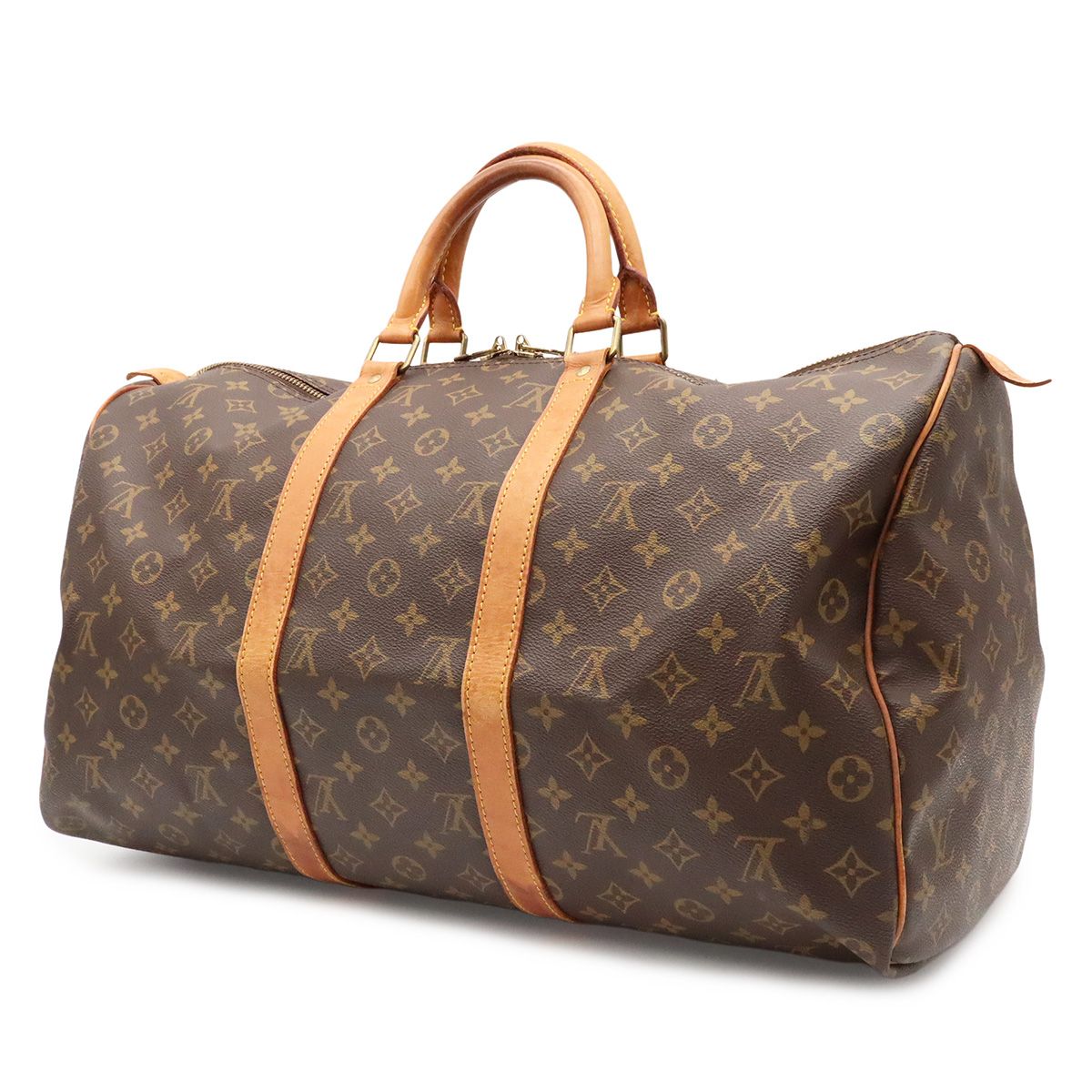 Louis Vuitton Monogram Keepall 50 Boston Bag Purse — view 2