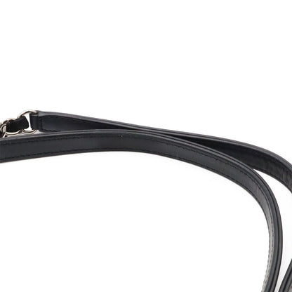 Chanel Deauville Line Tote MM Shoulder Bag Chain Raffia Light Gray Black — view 4