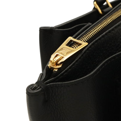Louis Vuitton Lockme Handbag Tassel Leather Noir Black Gold — view 5