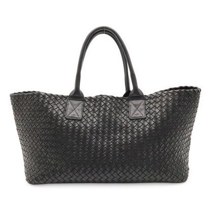 Bottega Veneta Intrecciato Cava MM Tote Leather Black Pouch Out of Stock