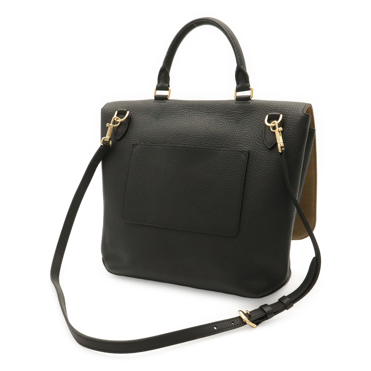 Louis Vuitton Parnassea Volta One Handle Handbag 2-Way Shoulder Leather Noir — view 2