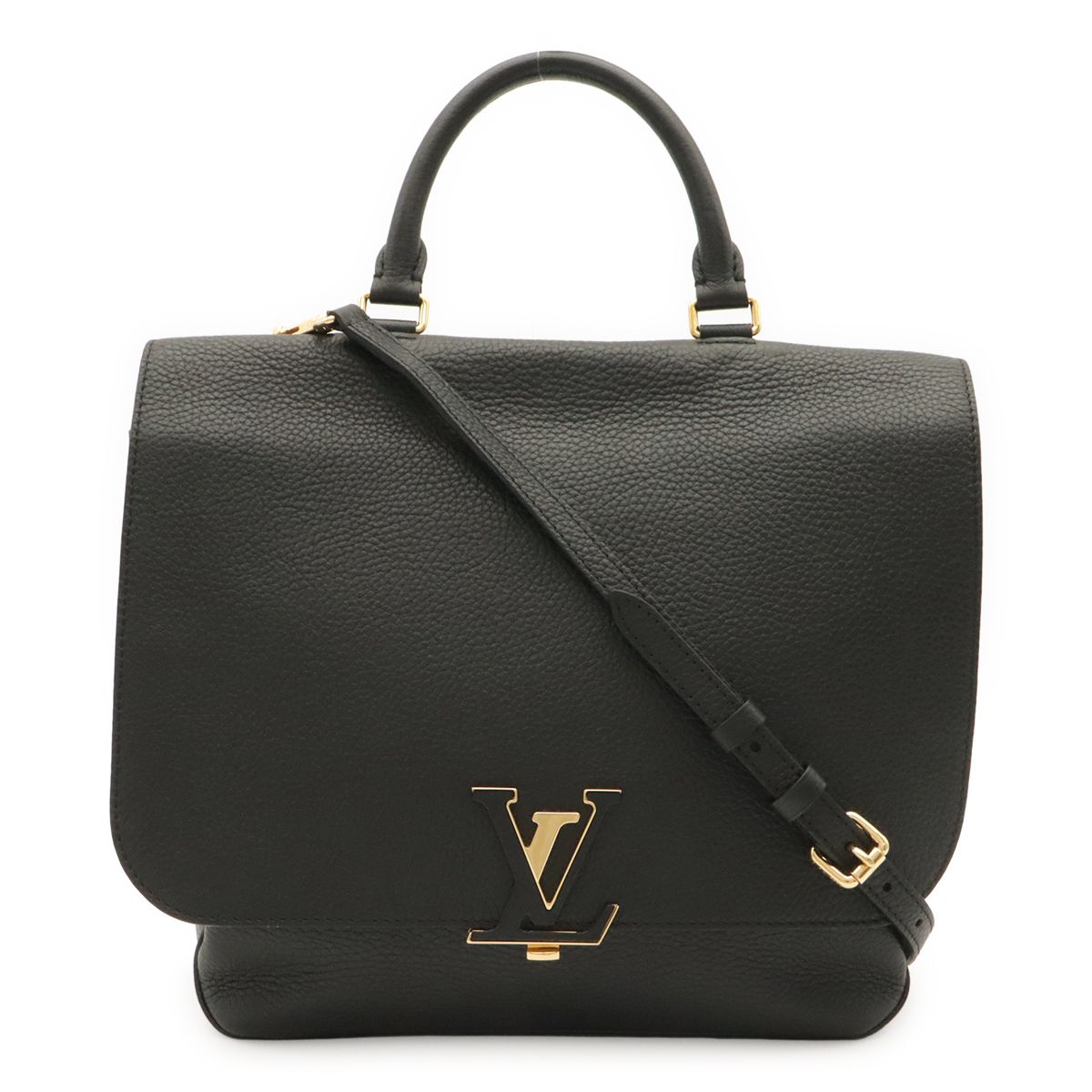 Louis Vuitton Parnassea Volta One Handle Handbag 2-Way Shoulder Leather Noir