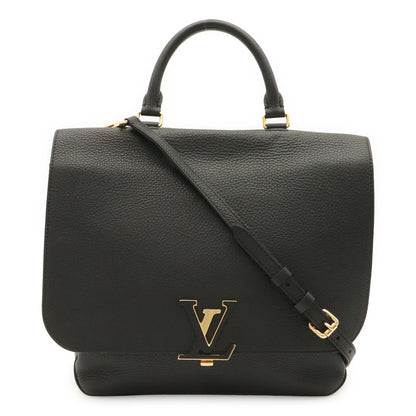 Louis Vuitton Parnassea Volta One Handle Handbag 2-Way Shoulder Leather Noir
