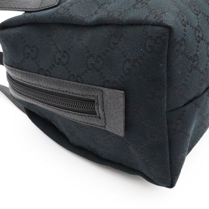 Gucci GG Canvas Mini Bag Tote Leather Black — view 6