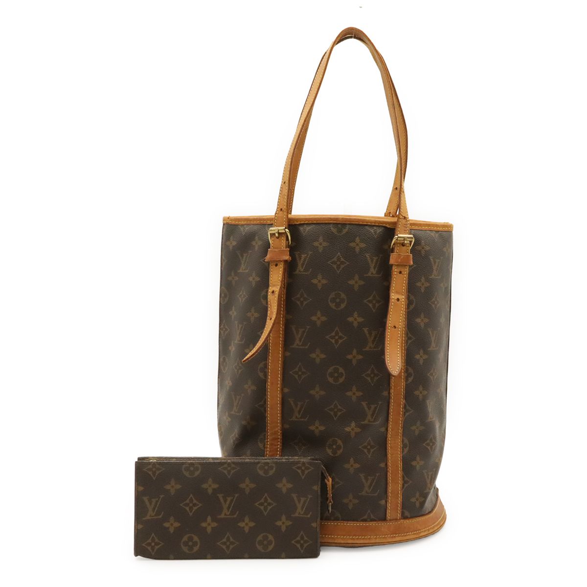 Louis Vuitton Monogram Bucket GM Shoulder Bag Tote