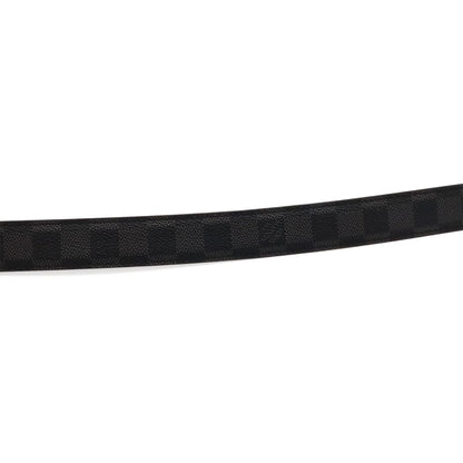 Louis Vuitton Damier Graphite Ceinture Force Belt Silver — view 5