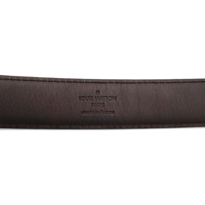 Louis Vuitton Damier Graphite Ceinture Force Belt Silver — view 9