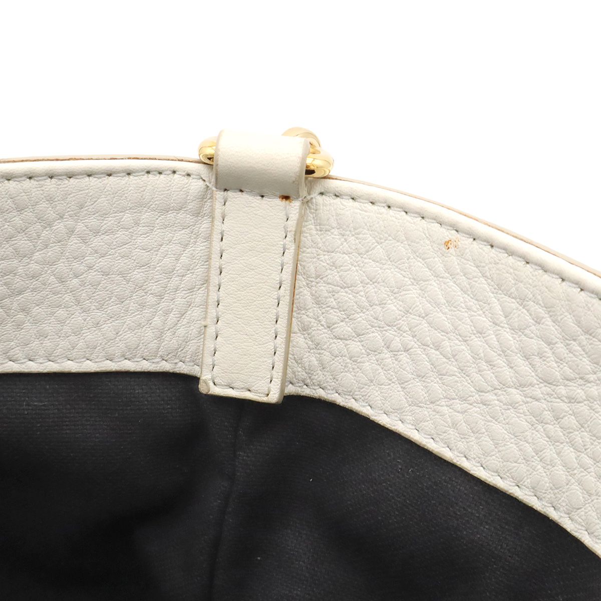 Versace Medusa Tote 2-Way Shoulder Bag White Gold — view 6