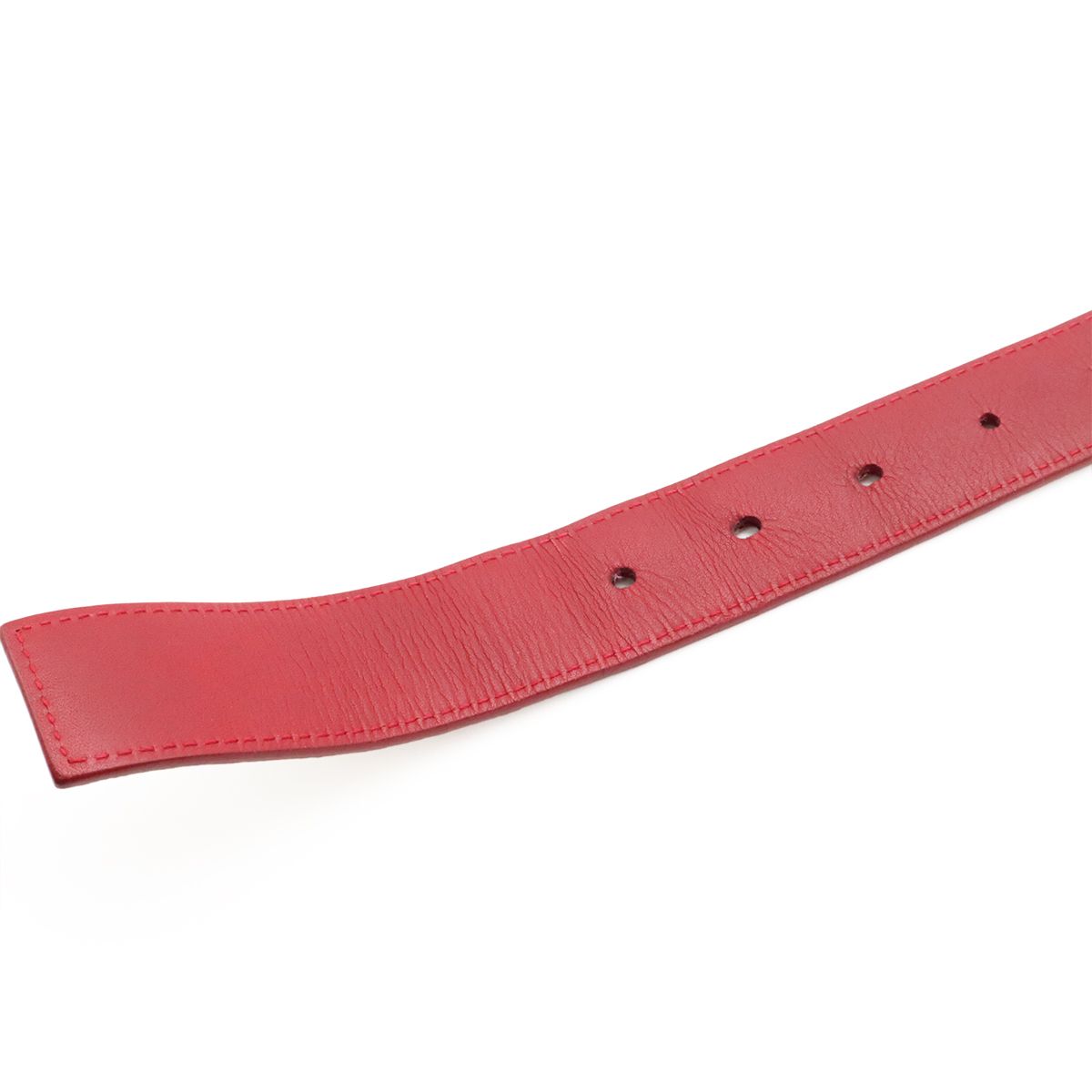 Louis Vuitton Monogram Multicolor Ceinture Carre Belt Leather Blanc White 80 — view 7