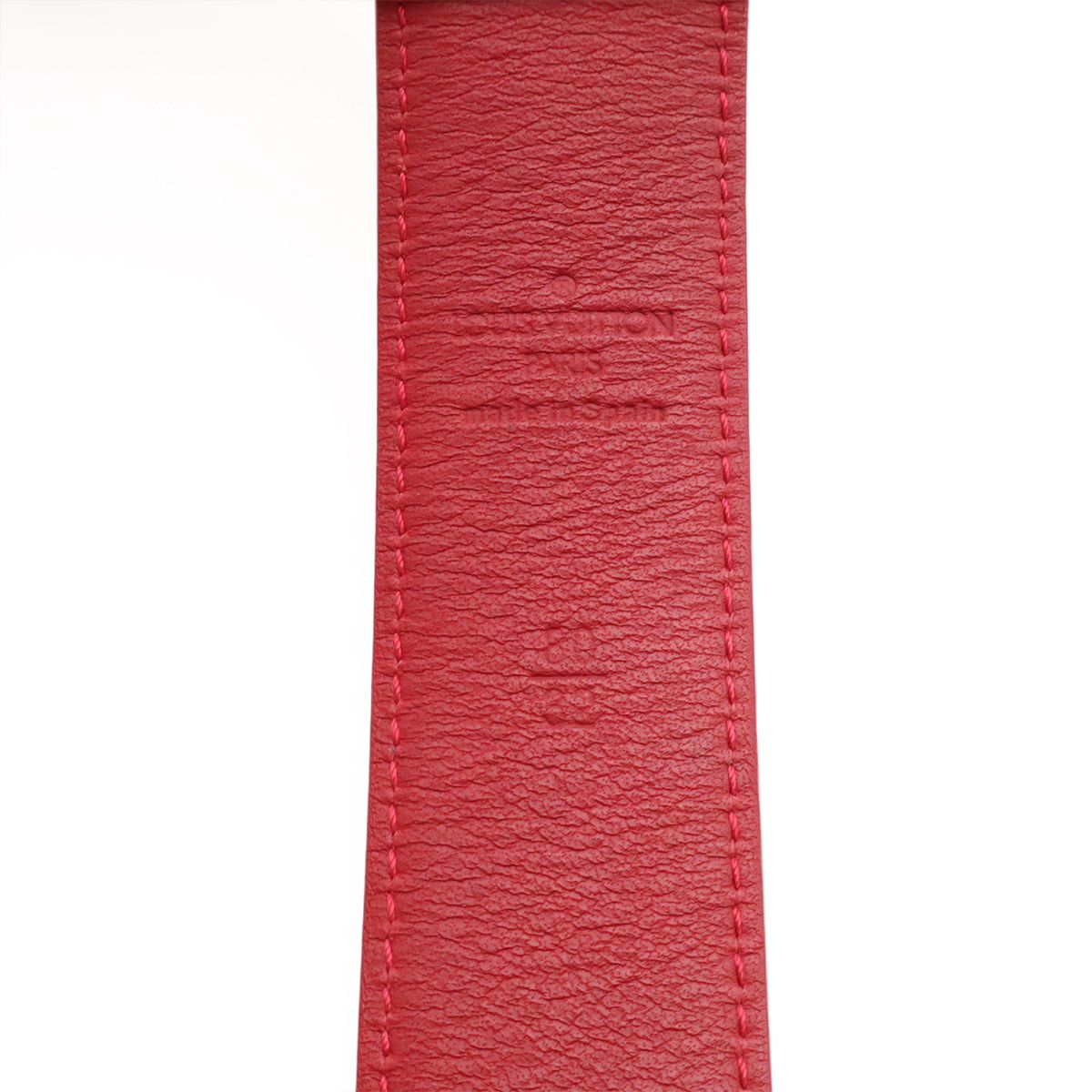 Louis Vuitton Monogram Multicolor Ceinture Carre Belt Leather Blanc White 80 — view 8