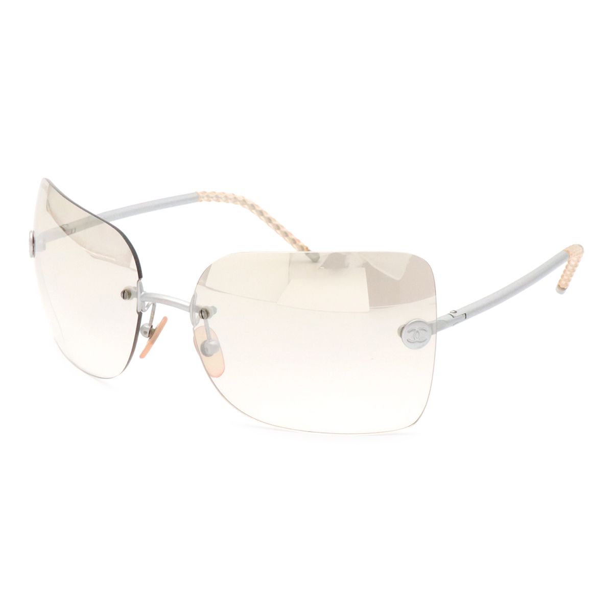 Chanel CC Logo Sunglasses Eyewear Butterfly