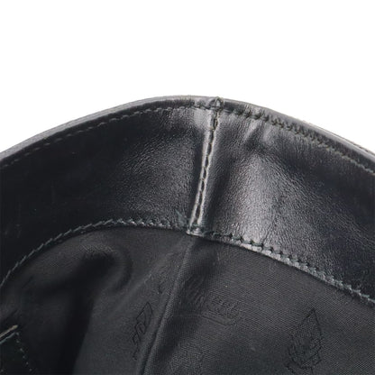 Gucci GG Supreme Tote Shoulder Leather Black Silver — view 6
