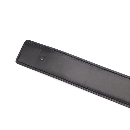 Hermes Chaine D'ancre Reversible Belt Leather Black Brown Gold 85 — view 5