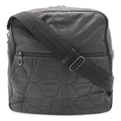 Bottega Veneta Quilted Shoulder Bag Nappa Leather Dark Gray