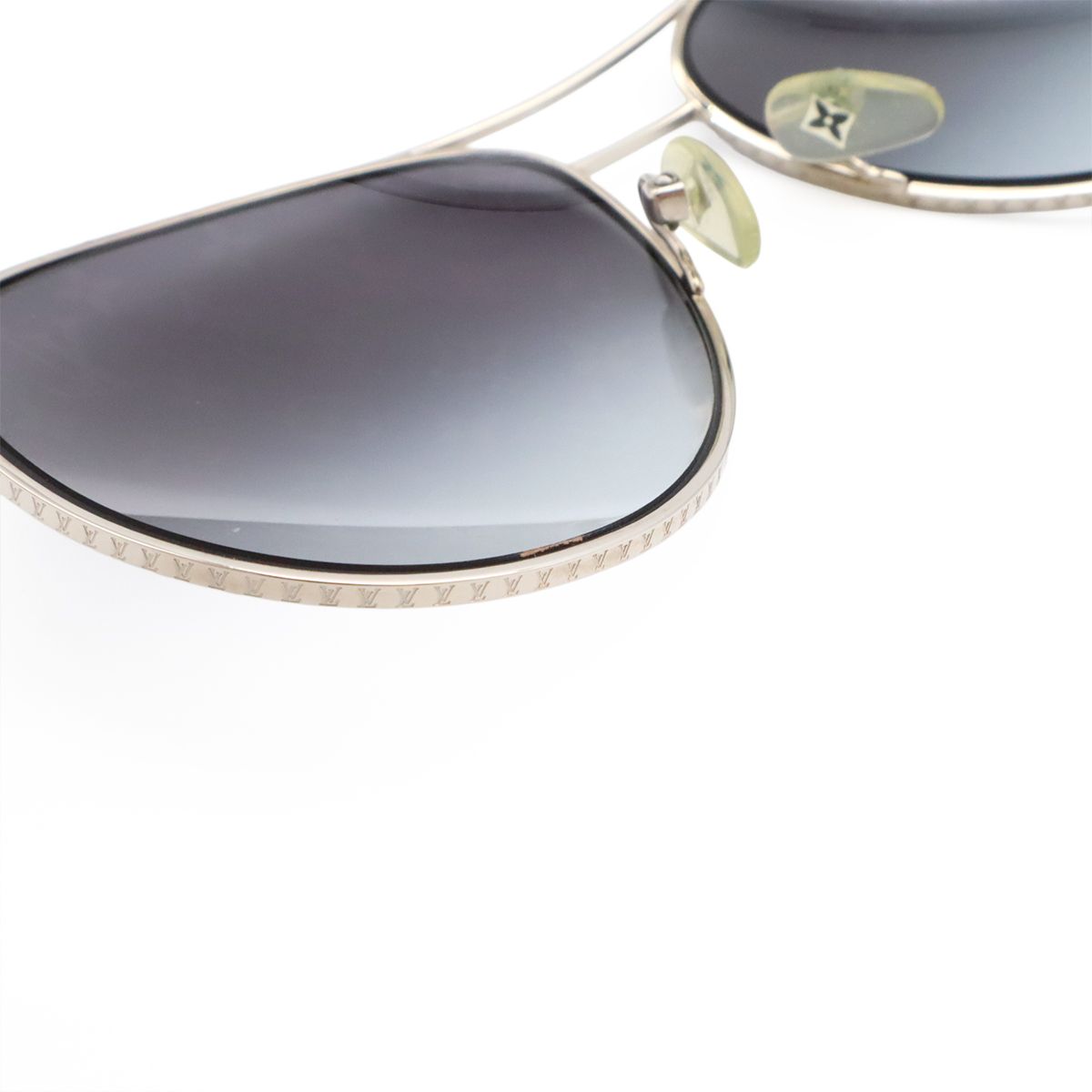 Louis Vuitton Sunglasses Monogram Conspiration Pilot Gray Gradient Teardrop — view 8