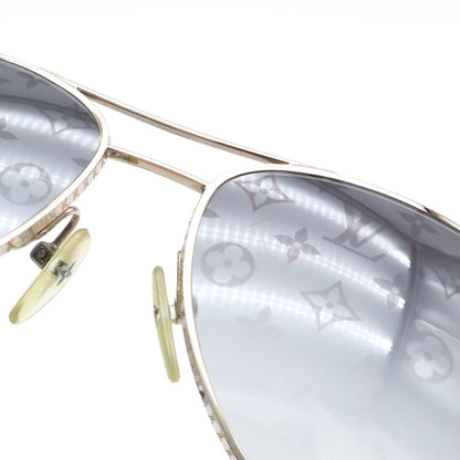 Louis Vuitton Sunglasses Monogram Conspiration Pilot Gray Gradient Teardrop — view 7