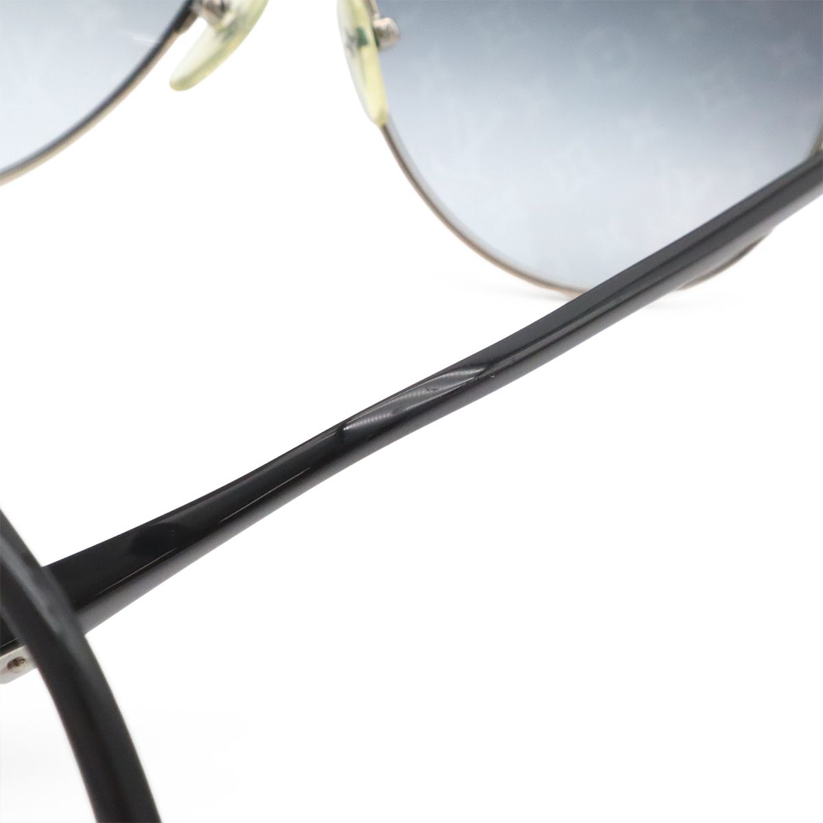 Louis Vuitton Sunglasses Monogram Conspiration Pilot Gray Gradient Teardrop — view 5