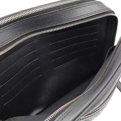 Louis Vuitton Taiga Pavel Clutch Leather Ardoise Black Silver — view 8