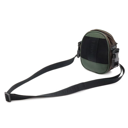 Chanel Sports Line CC Logo Shoulder Bag 2-Way Pouch Nylon Canvas Black Green — view 2