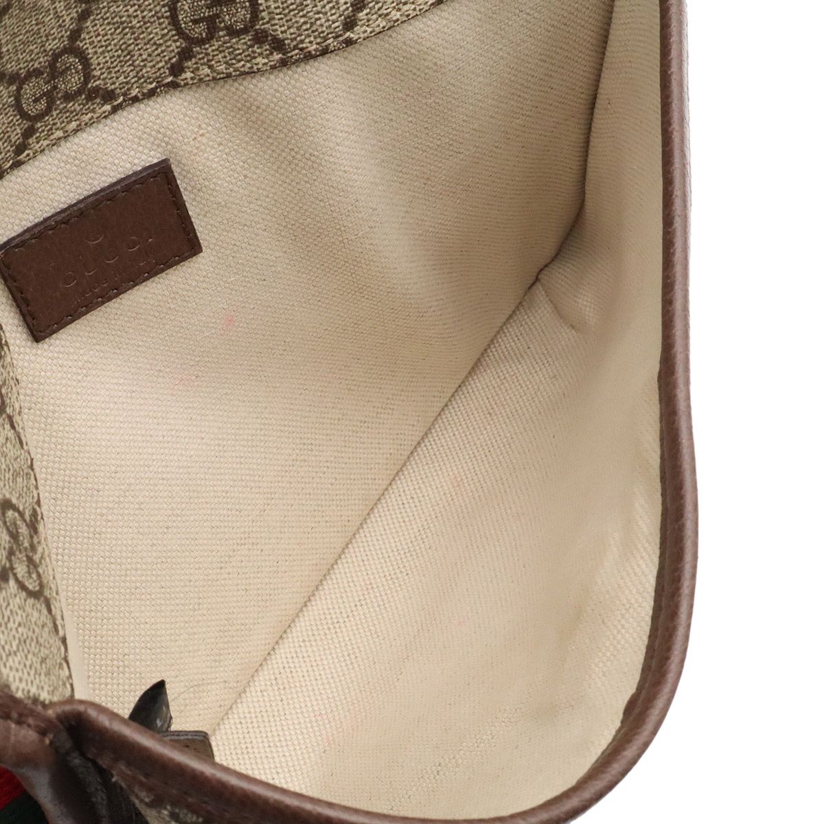 Gucci Neo Vintage GG Supreme Cat Head Sherry Line Belt Bag Beige — view 7