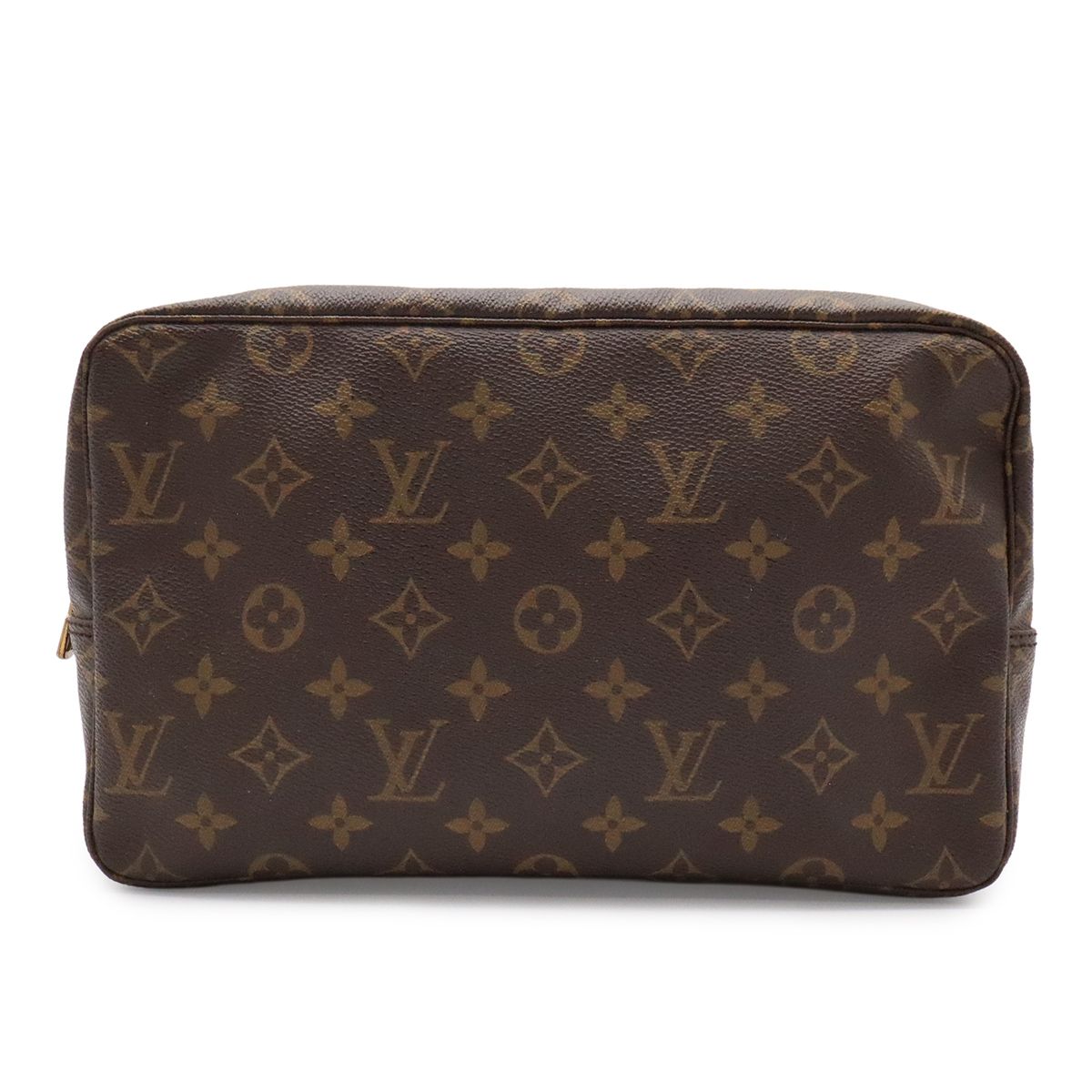 Louis Vuitton Monogram Trousse Toilet 28 Clutch Makeup Pouch Travel Multi
