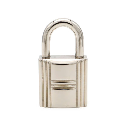 Hermes Cadena Padlock Key with Key Metal Silver — view 2