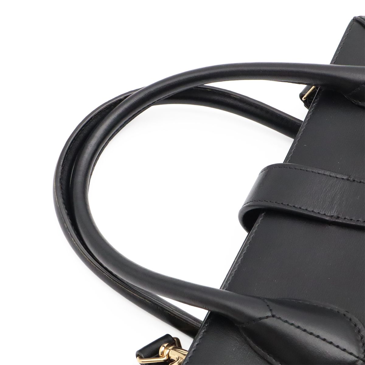 Gucci Jackie Tote 2-Way Shoulder Bag Crossbody Leather Black Gold — view 5