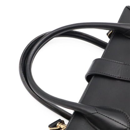 Gucci Jackie Tote 2-Way Shoulder Bag Crossbody Leather Black Gold — view 5
