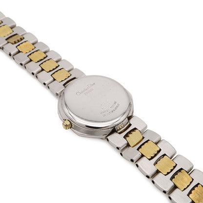 Dior Octagon Gold Dial SS Quartz Watch 48 — view 6