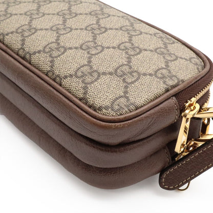 Gucci Ophidia GG Supreme Sherry Line Shoulder Bag Pochette Crossbody Beige — view 3