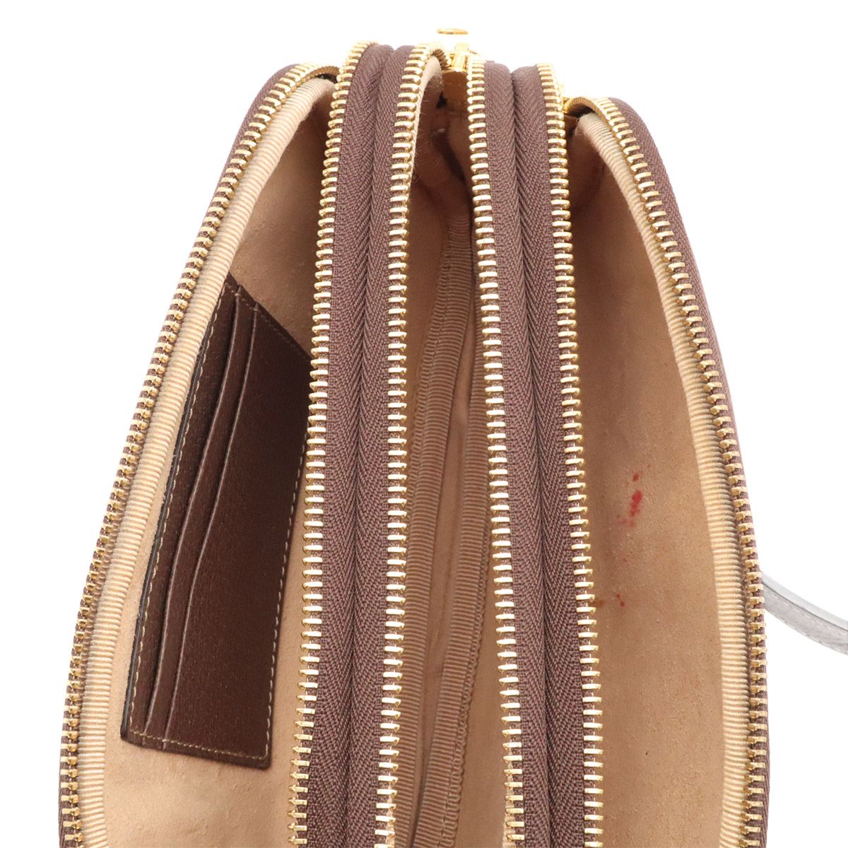 Gucci Ophidia GG Supreme Sherry Line Shoulder Bag Pochette Crossbody Beige — view 7