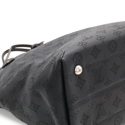 Louis Vuitton Monogram Mahina Hina MM Tote Shoulder Bag Leather Noir Black — view 3