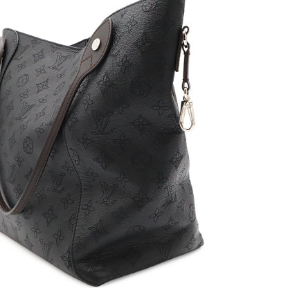 Louis Vuitton Monogram Mahina Hina MM Tote Shoulder Bag Leather Noir Black — view 5