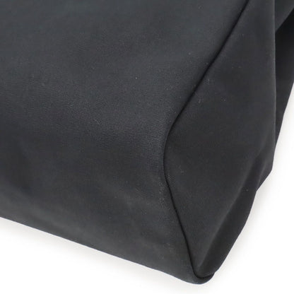 Hermes Herbag MM 2-Way Shoulder Bag Toile Officier Leather Black Silver — view 3