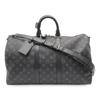 Louis Vuitton Monogram Eclipse Keepall Bandouliere 45 Boston Bag 2-Way