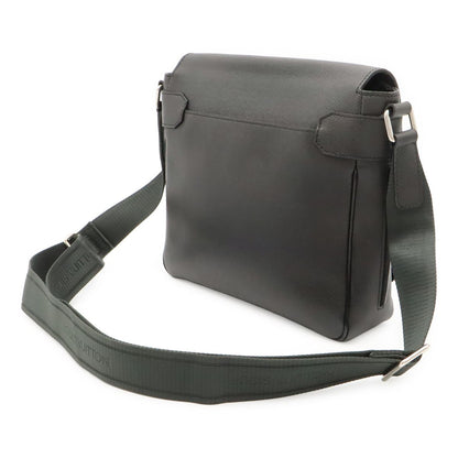 Louis Vuitton Taiga Roman PM Shoulder Bag Crossbody Leather Ardoise Black — view 2