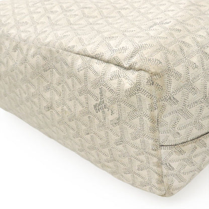 Goyard Saint Louis PM Tote Shoulder Bag Leather White — view 3