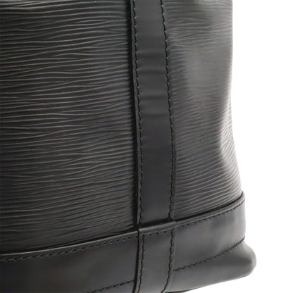 Louis Vuitton Epi Noe Shoulder Bag Drawstring Noir Black Gold — view 8