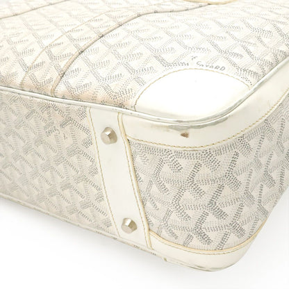 Goyard Ambassador MM Business Briefcase Handbag Herringbone Pattern Leather — view 3