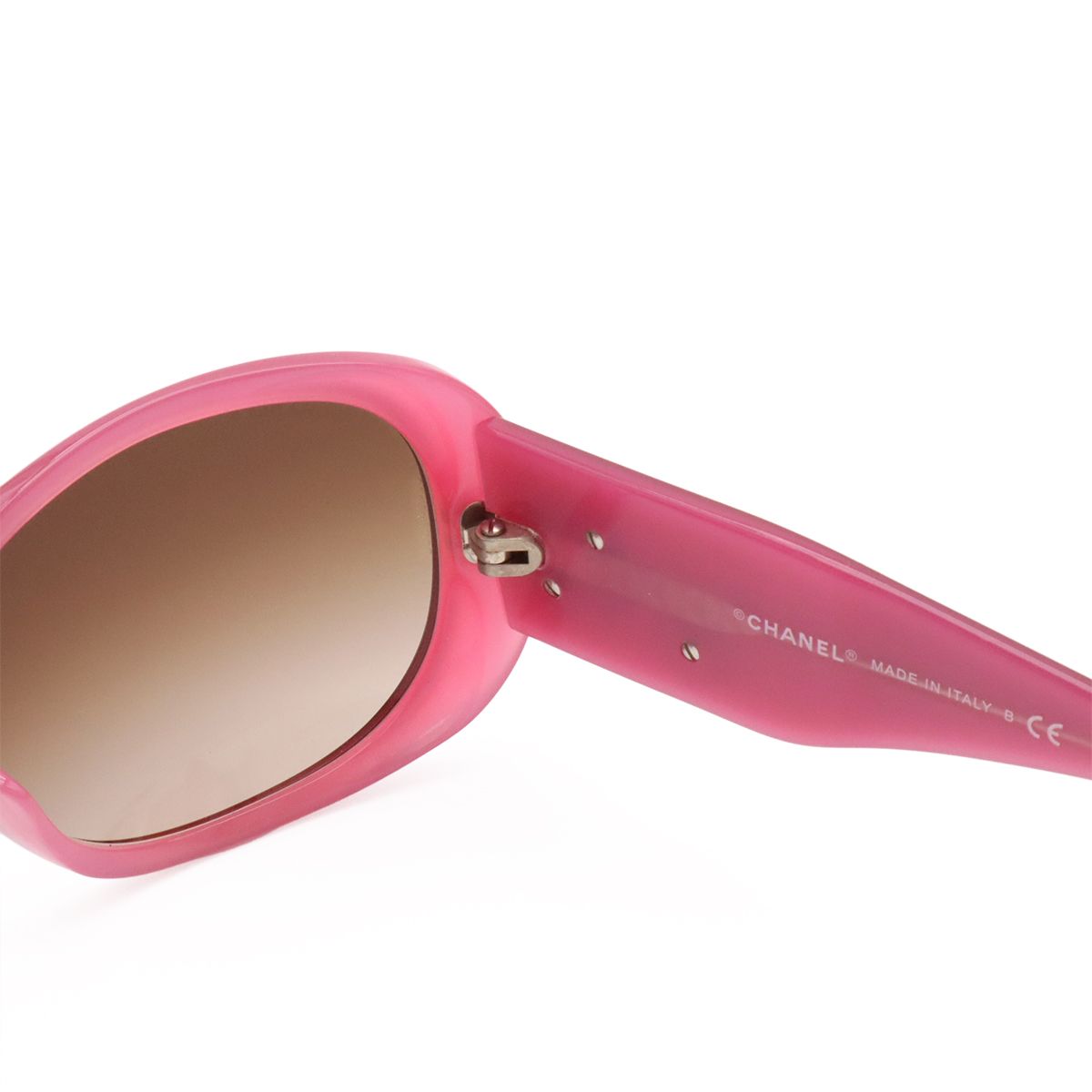 Chanel Camellia CC Logo Sunglasses Eyewear Round — view 5