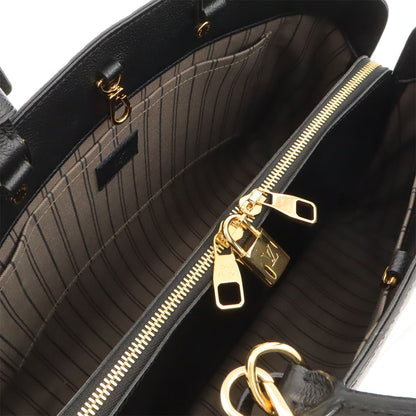 Louis Vuitton Monogram Empreinte Montaigne GM Tote 2-Way Shoulder Bag Noir Black — view 5