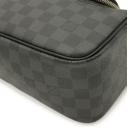 Louis Vuitton Damier Graphite Toilet Pouch Travel Clutch Handbag — view 3