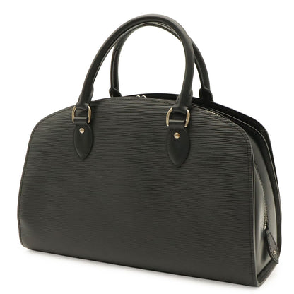 Louis Vuitton Epi Pont Neuf PM Handbag Noir Black Silver — view 2