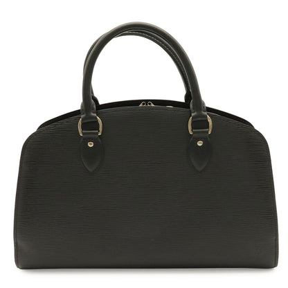Louis Vuitton Epi Pont Neuf PM Handbag Noir Black Silver
