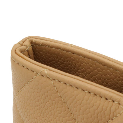 Chanel Quilted CC Logo Reissue Tote Shoulder Bag Caviar Leather Beige Gold — view 4
