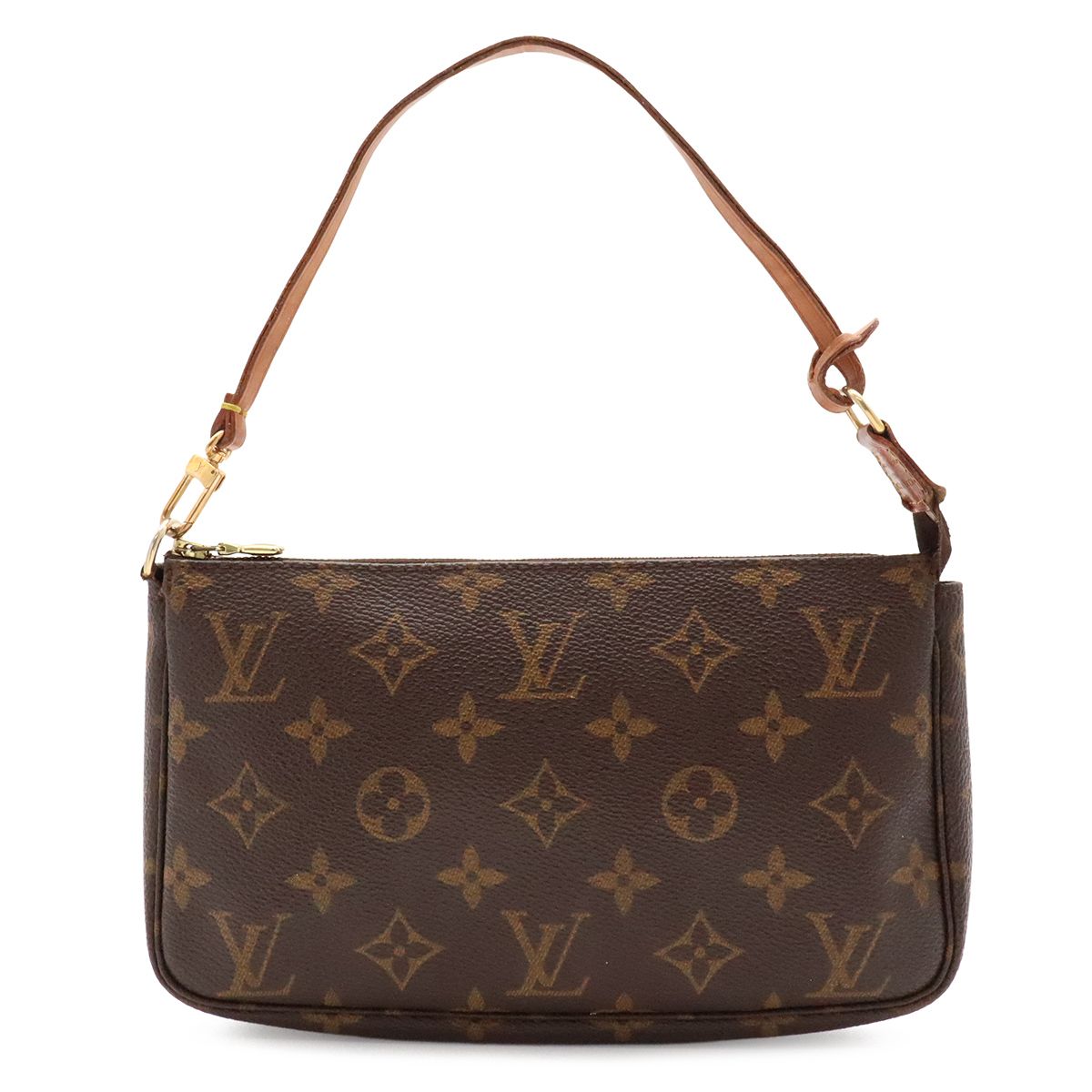 Louis Vuitton Monogram Pochette Soir Pouch Handbag Party