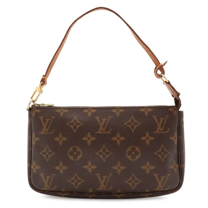 Louis Vuitton Monogram Pochette Soir Pouch Handbag Party