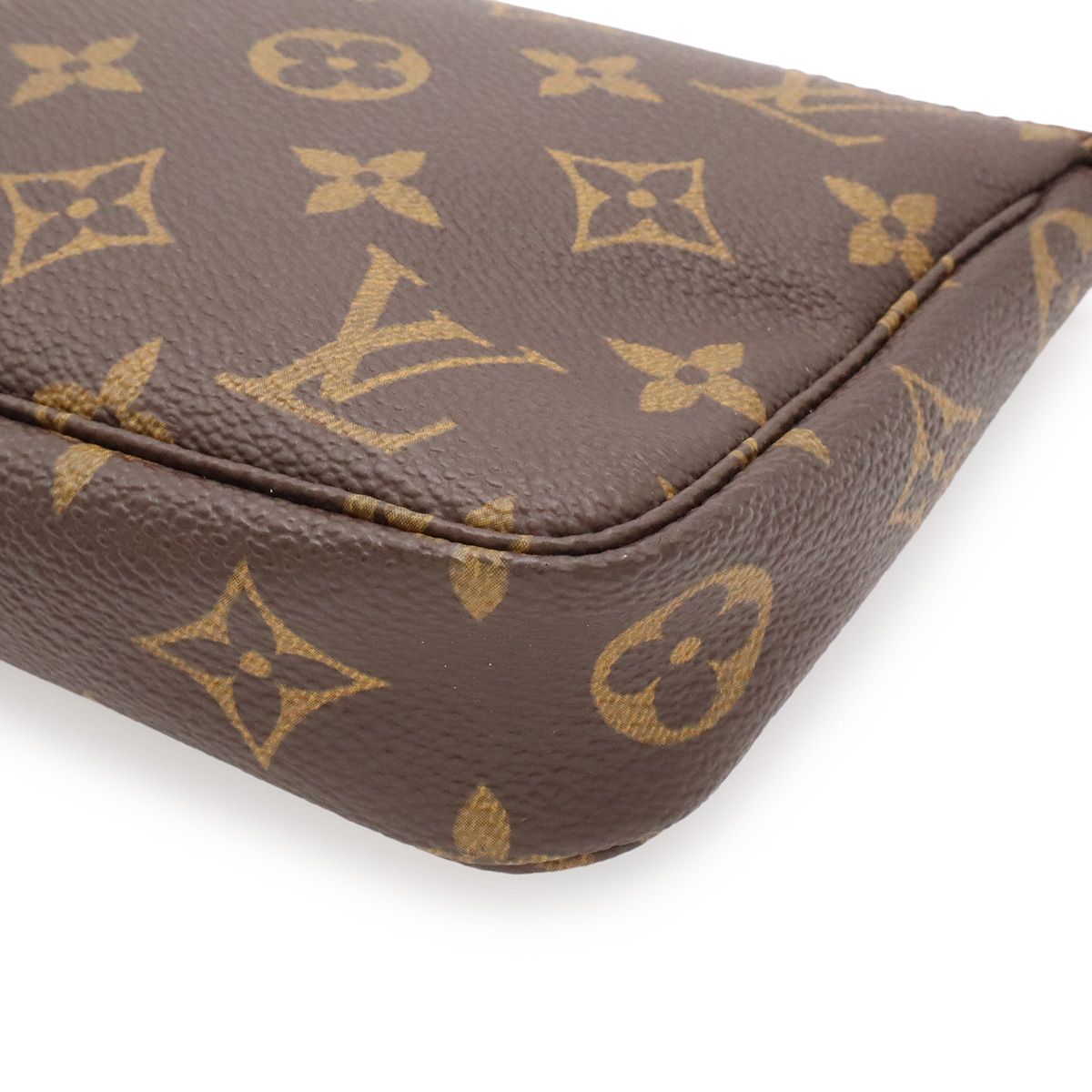 Louis Vuitton Monogram Pochette Soir Pouch Shoulder Bag Crossbody 2-Way Clutch — view 3